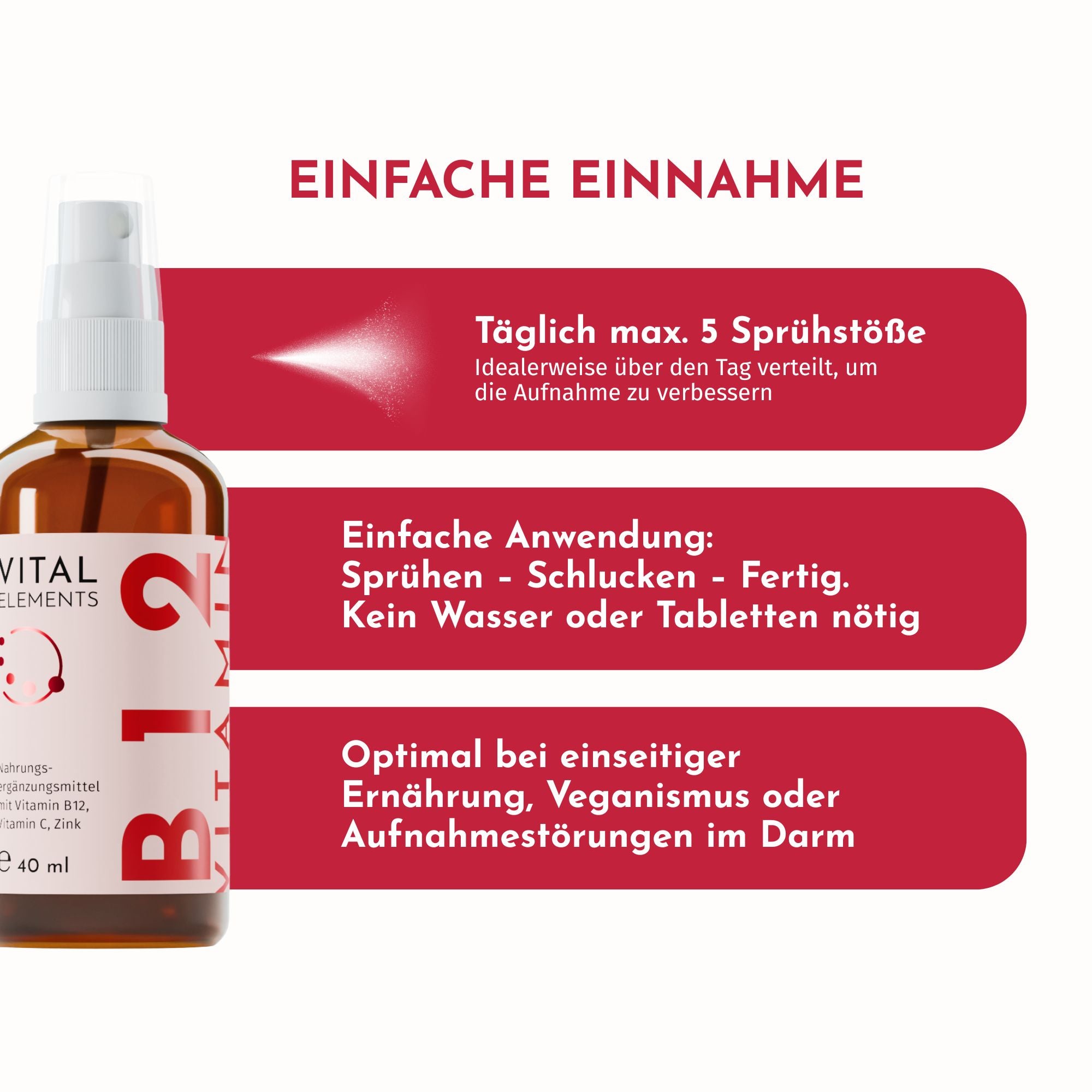 MindB12® - Vitamin B12 Komplex (Spray)