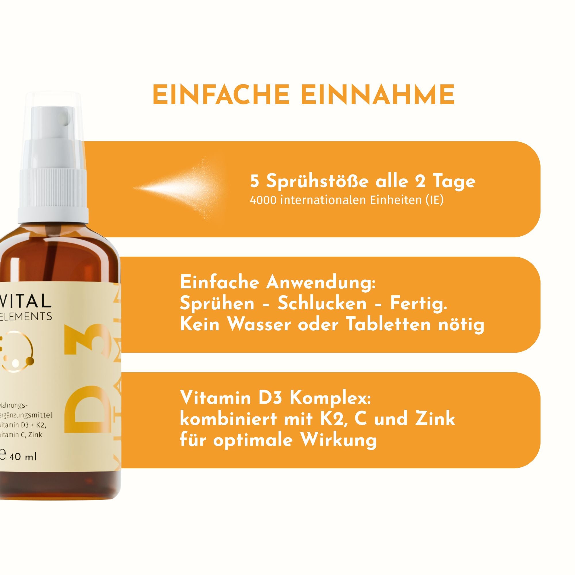 SolarForce® - Vitamin D3 Komplex (Spray)