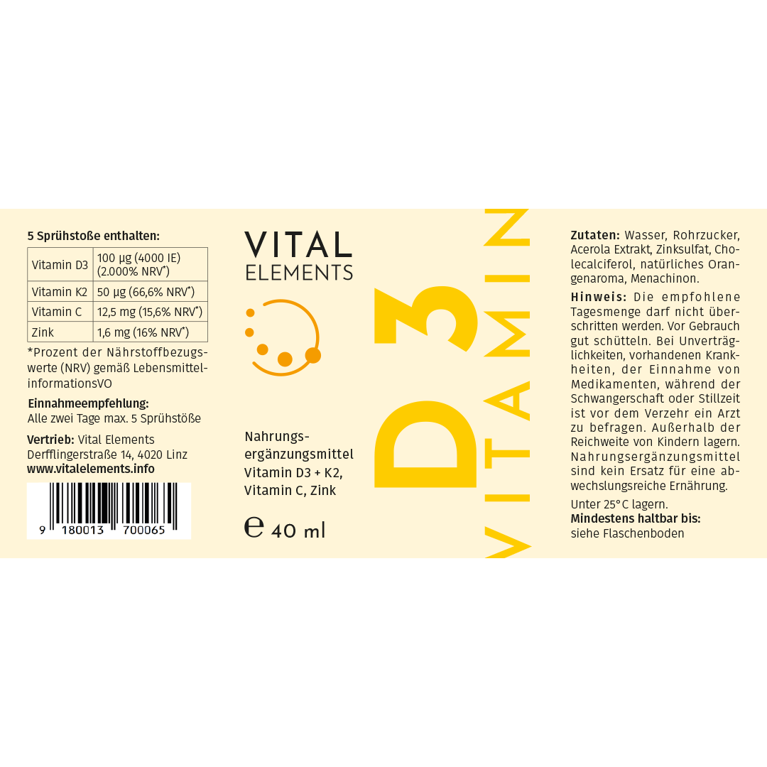 SolarForce® - Vitamin D3 Komplex (Spray)